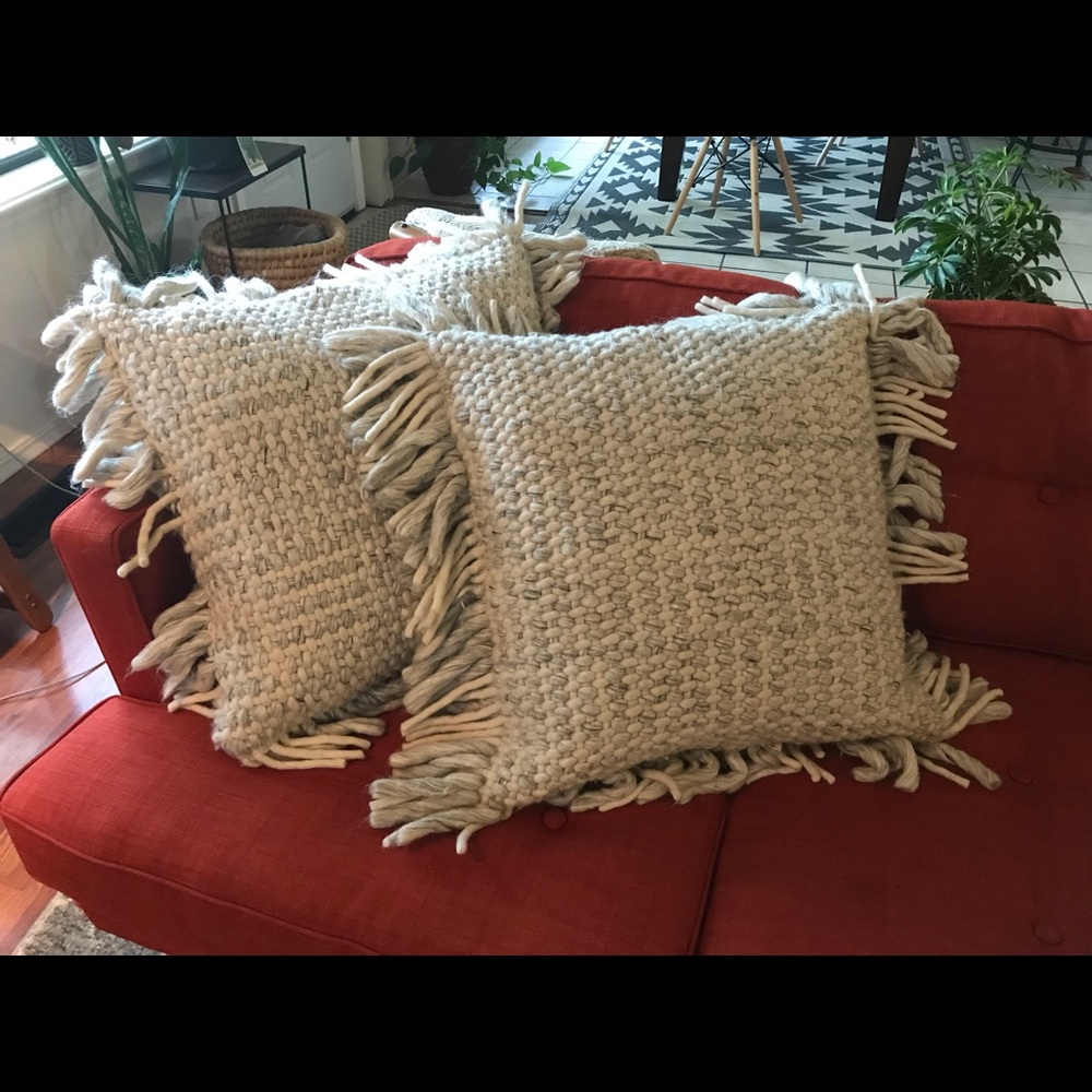 Magnolia Home Wool Oversized Pillows